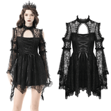 Victorian-inspired Lace Garment with a Gothic Touch