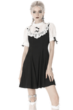 Victorian-Inspired Midi Dress - Gothic Lolita Vibes