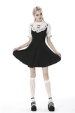 Victorian-Inspired Midi Dress - Gothic Lolita Vibes