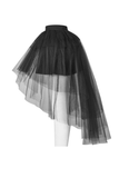 Victorian Mesh Skirt Bustle - Gothic Punk Rave in Black