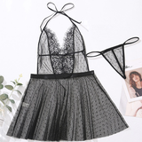Women Erotic Charming Sleepwear / Lace Sleeveless Nightgown / Seductive Chemise for Ladies - EVE's SECRETS