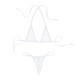 Women's Transparent Halterneck Mini Bikini / Bra with T-back G-String / Female Sexy Lingerie - EVE's SECRETS