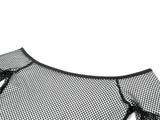 Women's Gothic Off-Shoulder Long Sleeve Mesh Top