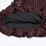 Women's Gothic Pinstripe Bubble Bloomer Shorts