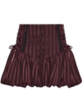 Women's Gothic Pinstripe Bubble Bloomer Shorts