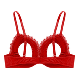 Women's Hot Sexy Open Cup Bra / Lace Underwear with Adjustable Straps - EVE's SECRETS
