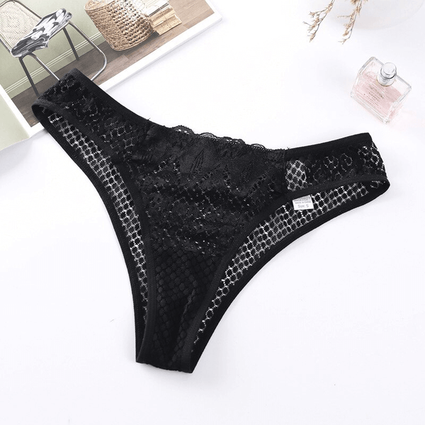 Women's Lace Low-Rise Panties / Sexy Sheer Lingerie Underwear