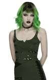 Women's Punk Spiderweb Burnout Cutout Tank Vest