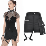 Women's Utility Shorts with O-Ring Strap and Pouch