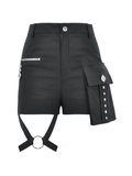 Women's Utility Shorts with O-Ring Strap and Pouch