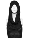 Women's Wasteland Gothic Hooded Knit Cropped Top