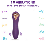 10-frequency Bullet Vibrator / Clitoral Silicone Stimulator / Sex Toys for Women - EVE's SECRETS