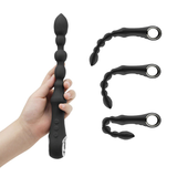 7-Speed Flexible Beaded Anal Vibrator with Heating Function / Unisex Erotic Toys - EVE's SECRETS