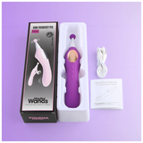 3 in 1 Vaginal Sucking G-Spot Vibrator / Vibrating Oral Sex Clitoris Stimulator - EVE's SECRETS