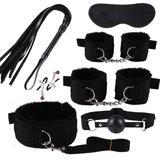 7 Pcs BDSM Kit for Couples / Adult Sex Toy Handcuffs / Erotic Accessories for Role Games