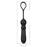 9 Speed Dildo Sex Toys for Couples / Anal Plug Vibrator in with Penis Ring and Ball Loop - EVE's SECRETS