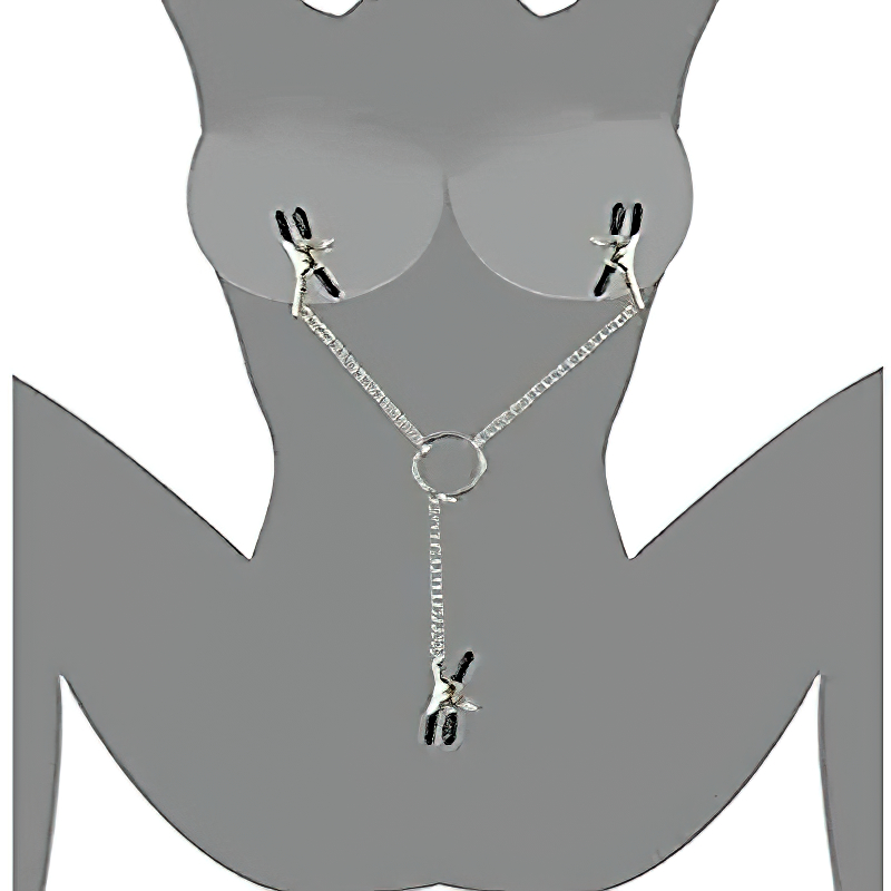Adjustable Three-Headed Metal Nipple Clamps / BDSM Restraints / Adult Sex Toys For Couple - EVE's SECRETS