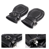 Adult BDSM Gloves / PU Leather Soft Handcuffs / Dog Paw Mittens for Sex Game - EVE's SECRETS