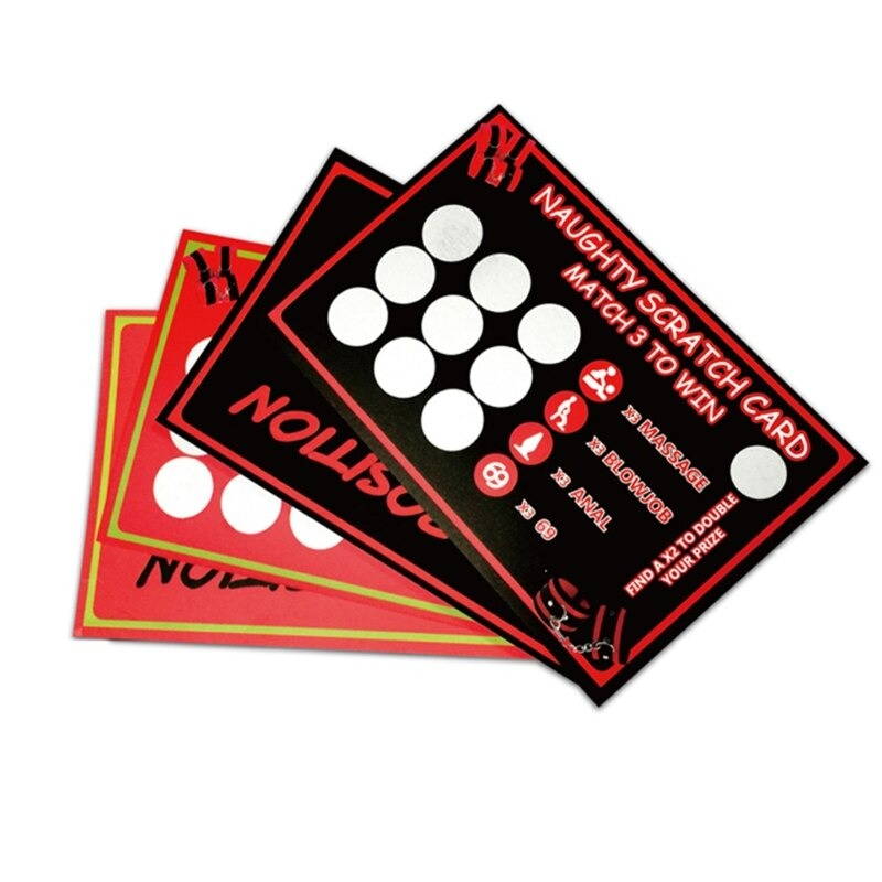 Adult Lottery with Scratch Cards / Sexual Positions Card Game / Erotic Toys for Couples - EVE's SECRETS