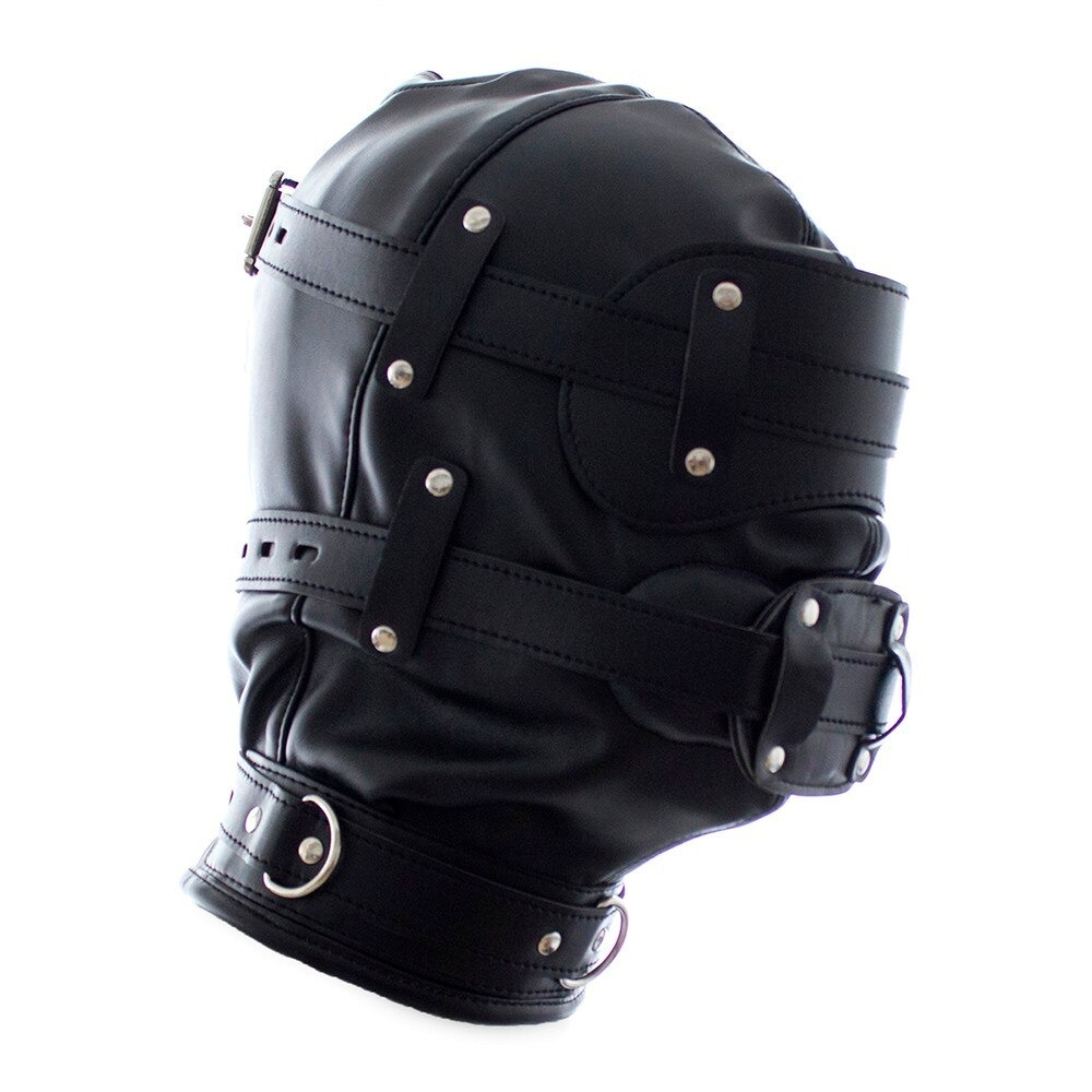 Adult Removable Suit Headgear for Sex Games / Unisex Eye Patch/Dildo Gag - EVE's SECRETS