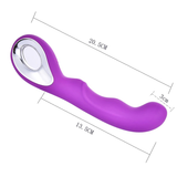 Adult Silicone G-Spot Vibrator / Strong Female Vibration Dildo with 10 Frequency - EVE's SECRETS