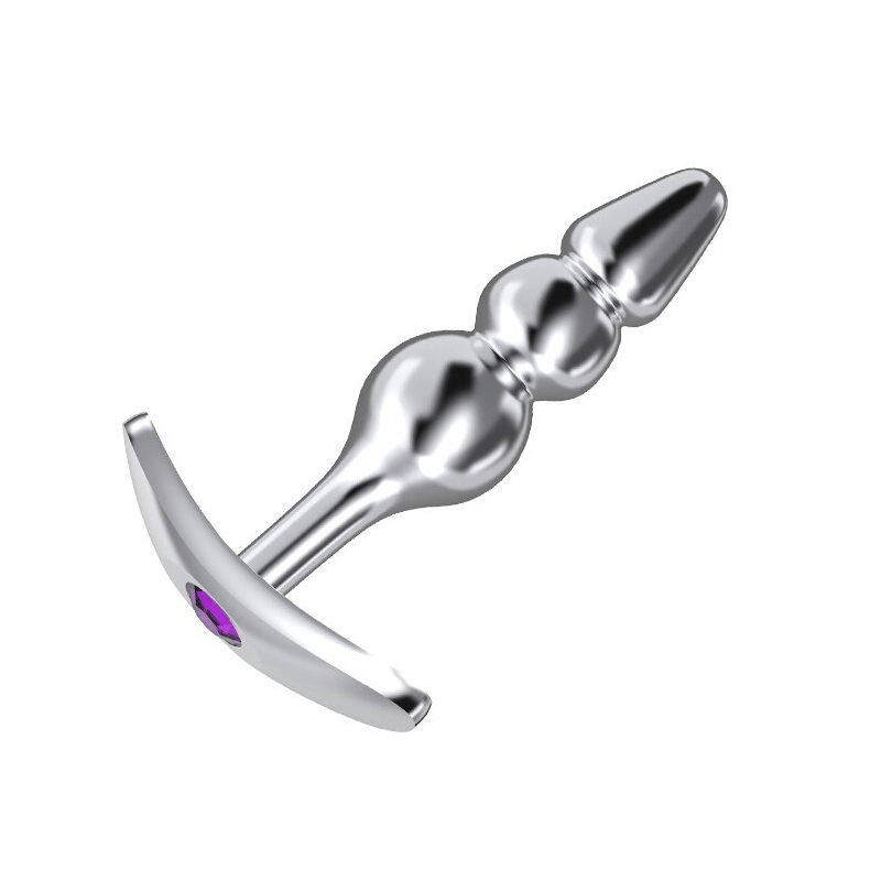Metal Beaded Anal Plug with Removable Base / Sex Toys for Men and Women - EVE's SECRETS