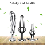 Adult Stainless Steel Dildo Butt Plug / Metal Sex Toy for Couples - EVE's SECRETS