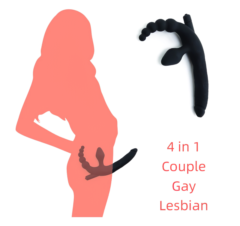Anal Plug Prostate Massager For Men and Women / Huge Realistic Dildo Penis With Vibrator - EVE's SECRETS