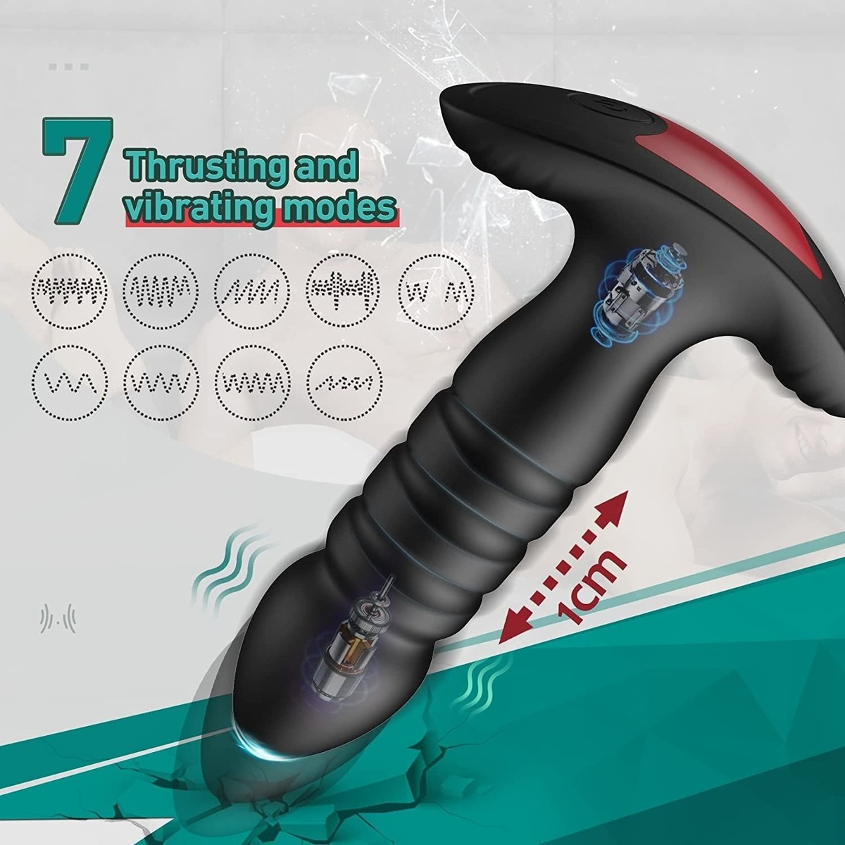 Anal Plug Vibrator With App Control / Male Silicone Sex Toys / Prostate Massager for Adult - EVE's SECRETS