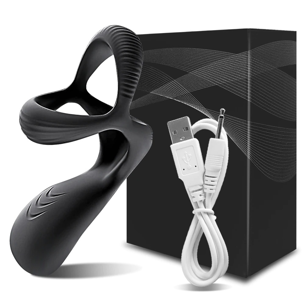 Anal Vibrator with Vibrating Cock Ring / Long Lasting Erection Prostate Massager - EVE's SECRETS