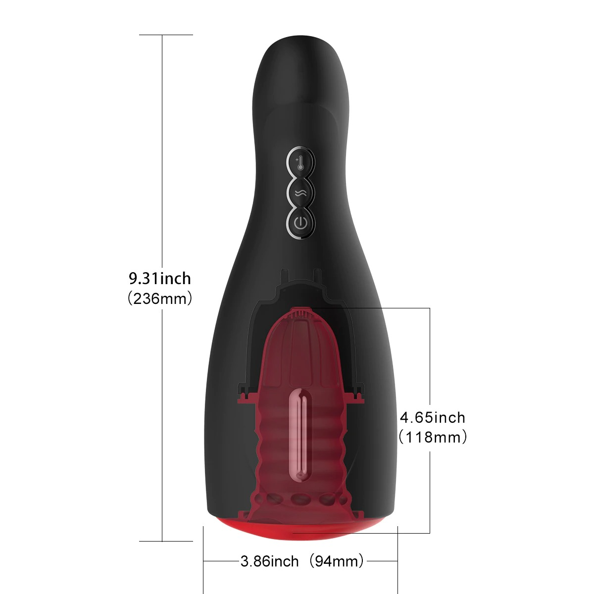 Automatic Male Masturbator with Modes Telescopic Rotation / Soft Silicone Vagina Pocket / Adult Masturbation Cup - EVE's SECRETS