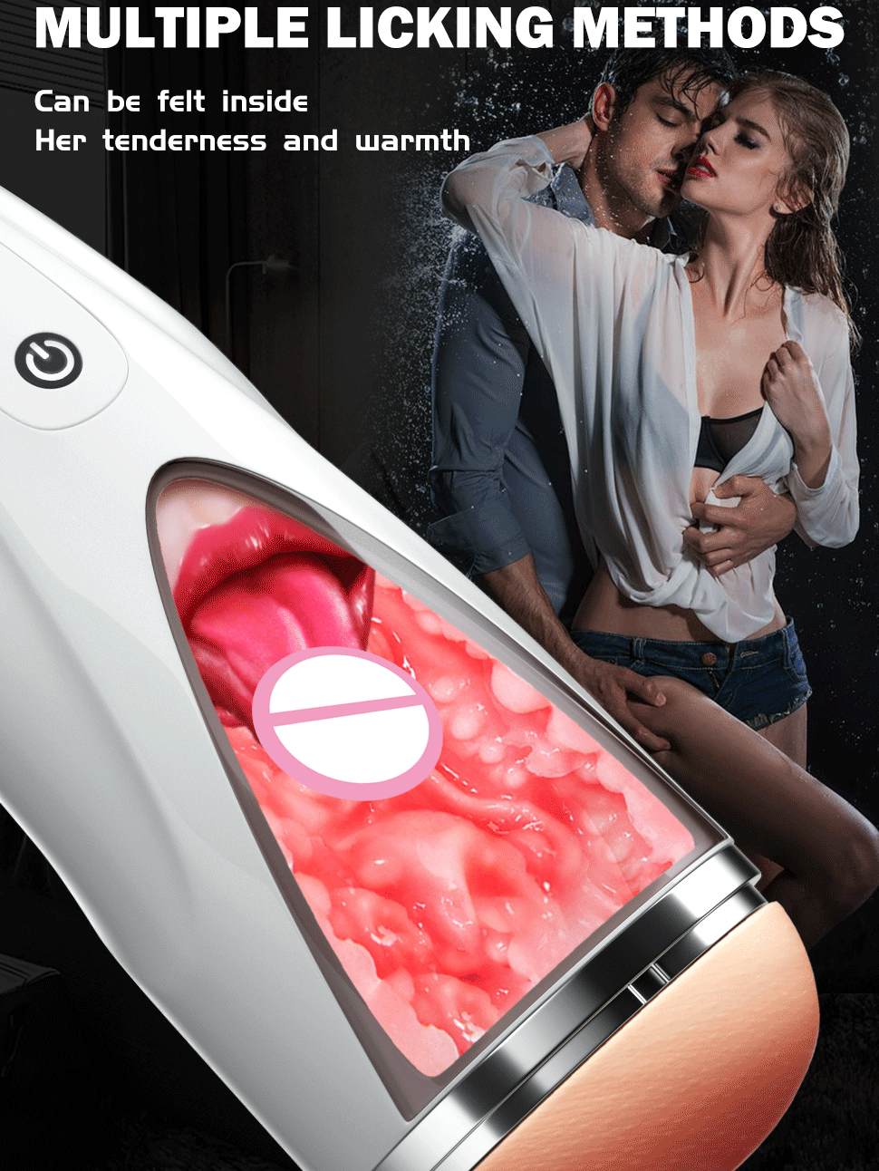 Automatic Oral Sex Machine for Men / Male Masturbation Blowjob Cup - EVE's SECRETS