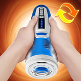 Automatic Telescopic Rotating Male Masturbator / Electric Piston Blowjob Toy with Moans Sounds - EVE's SECRETS