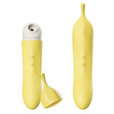Bananen-Lutschspielzeug für Erwachsene mit magnetischer Aufladung/G-Punkt-Klitoris-Stimulator, Sexspielzeug für Paare 