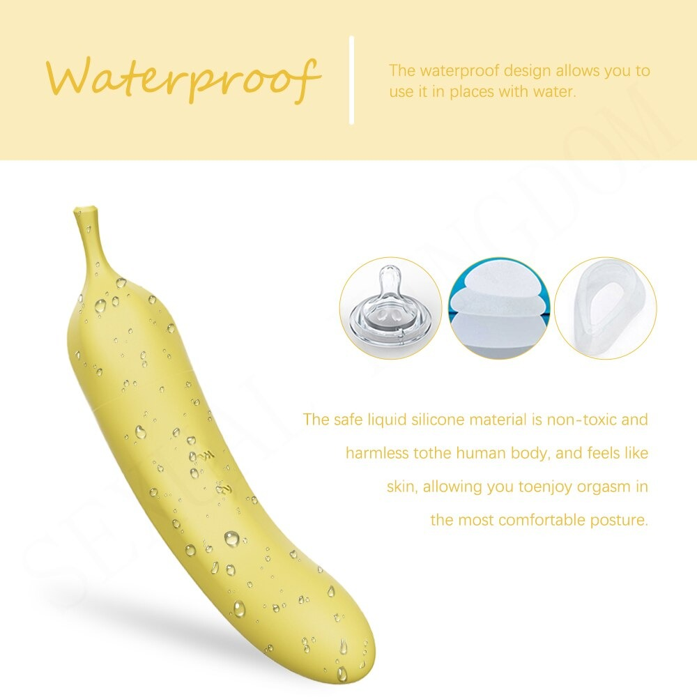 Banana Adult Sucking Toys with Magnetic Charging / G-spot Clitoris Stimulator Sex Toys for Couple - EVE's SECRETS
