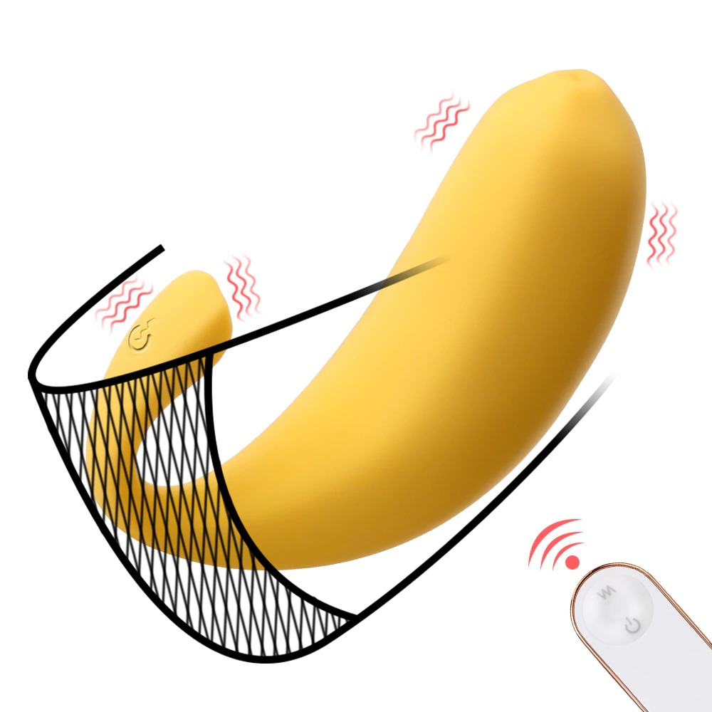 Banana Shape Vagina Clit Stimulator / 9 Speed G-Spot Vibrator for Ladies / Wireless Sex Toy - EVE's SECRETS