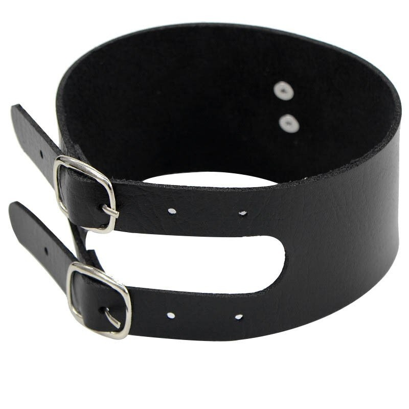 BDSM Adjustable Necklace with Slave Ring / Sexy Bondage Collars - EVE's SECRETS