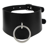 BDSM Adjustable Necklace with Slave Ring / Sexy Bondage Collars