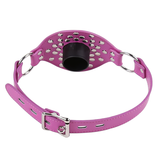 BDSM Adult Sex Toys / PU Leather Gag With Plug / Unisex Role-Playing Games Accessories - EVE's SECRETS