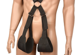 BDSM Black Sex Swing / Erotic Positioning Belts / Fetish Sex Toys for Couple - EVE's SECRETS