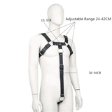 BDSM Body Harness For Men / Leather Fetish Lingerie With Belt Straps / Adult Sexual Costumes - EVE's SECRETS