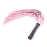 BDSM Leather Disperse Whip / Retro Wooden Handle Whips / Adult Sex Game Toys - EVE's SECRETS