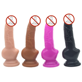 Großer realistischer Dildo-Imitations-Penis / erwachsenes weibliches Masturbations-Sexspielzeug 