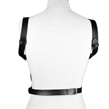 Black PU Leather Body Harness / Hot Belt in BDSM Style Accessories - EVE's SECRETS