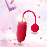 Bluetooth APP Remote Control Bullet Vibrator / Erotic Silicone Vaginal Ball Vibrating Toys for Women - EVE's SECRETS