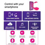 Bluetooth Dildo Vibrator for Women / Adult Wireless APP Remote Control Vibrator - EVE's SECRETS
