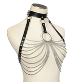 Chain bra top body harness / Chest chain belt / Witch Gothic jewelry accessories - EVE's SECRETS