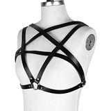 Chest Body Bondage Harness / Black Slim Suspenders Straps / Women Intimate Accessory - EVE's SECRETS