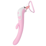 Warmer Stimulator zum Klitorislecken / Nippelsauger / Heizdildo-Vibrator für Frauen 