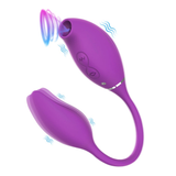 Klitoris-Saugvibrator mit vibrierendem Ei / G-Punkt- und Brustwarzenstimulator / Sexspielzeug für Frauen 